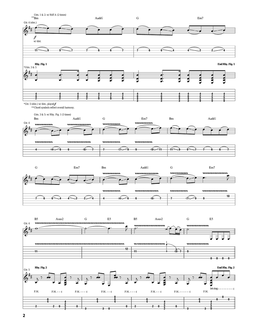 Dear Rosemary Dear Rosemary Acoustic Guitar scores gallery preview page 2