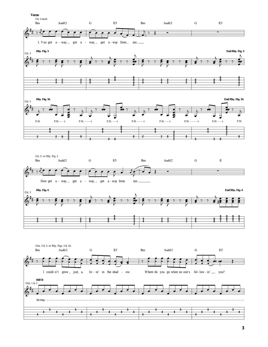 Dear Rosemary Dear Rosemary Acoustic Guitar scores gallery preview page 3