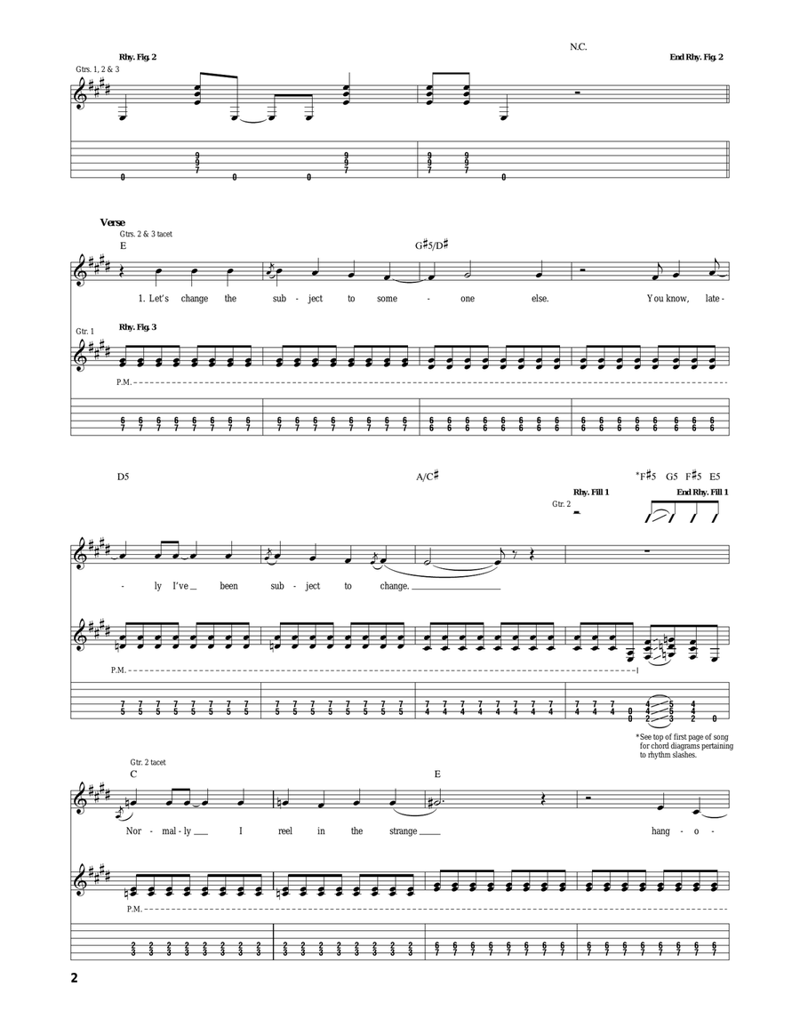 A Matter Of Time A Matter Of Time Acoustic Guitar scores gallery preview page 2