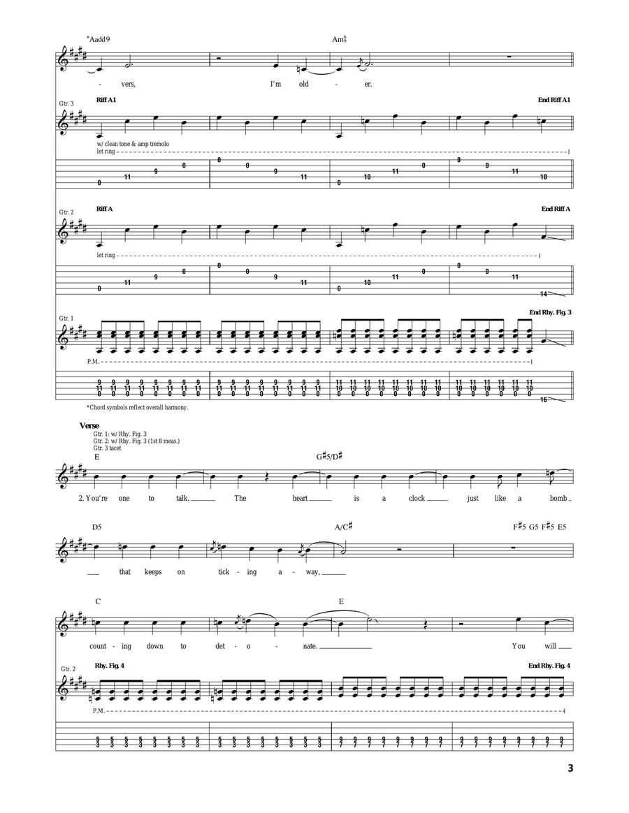 A Matter Of Time A Matter Of Time Acoustic Guitar scores gallery preview page 3