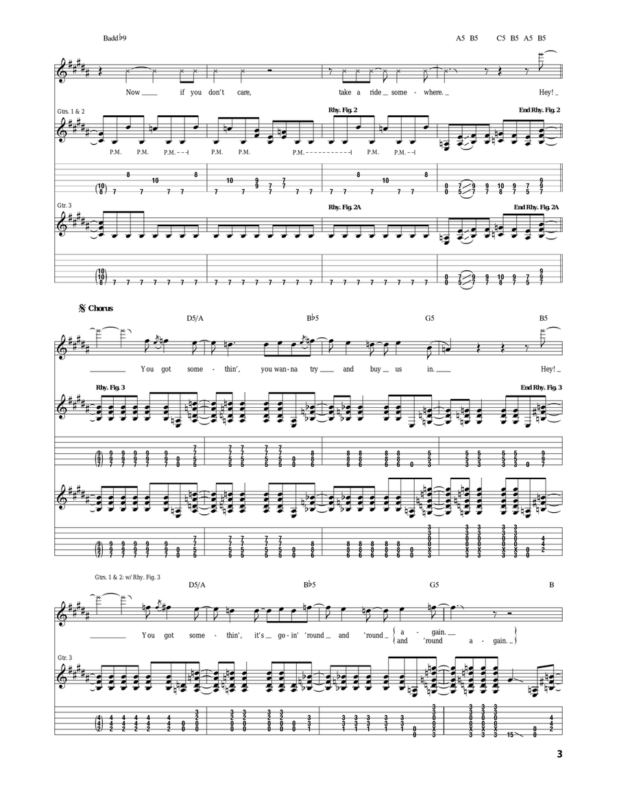 White Limo White Limo Acoustic Guitar scores gallery preview page 3