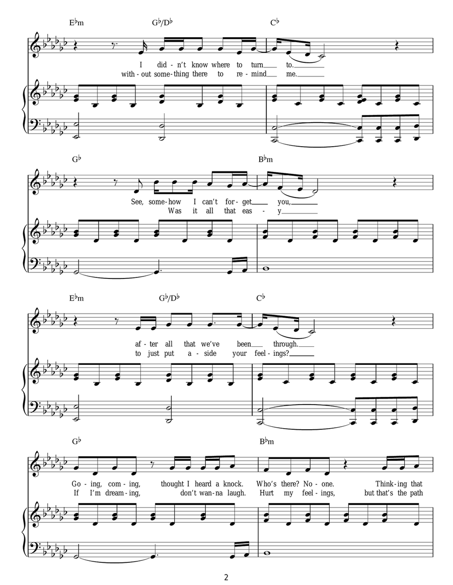 Better In Time Acoustic Guitar scores gallery preview page 2