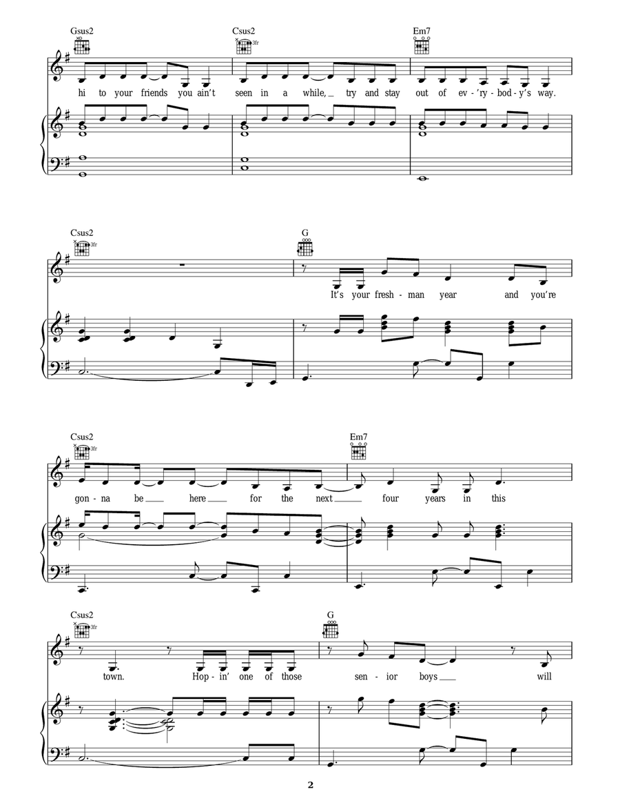 Fifteen Fifteen Acoustic Guitar scores gallery preview page 2
