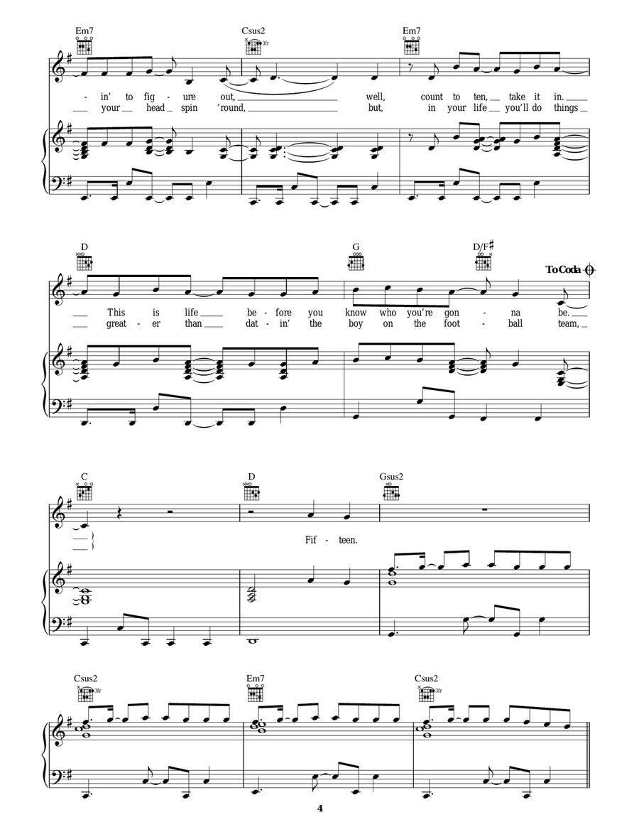 Fifteen Fifteen Acoustic Guitar scores gallery preview page 4