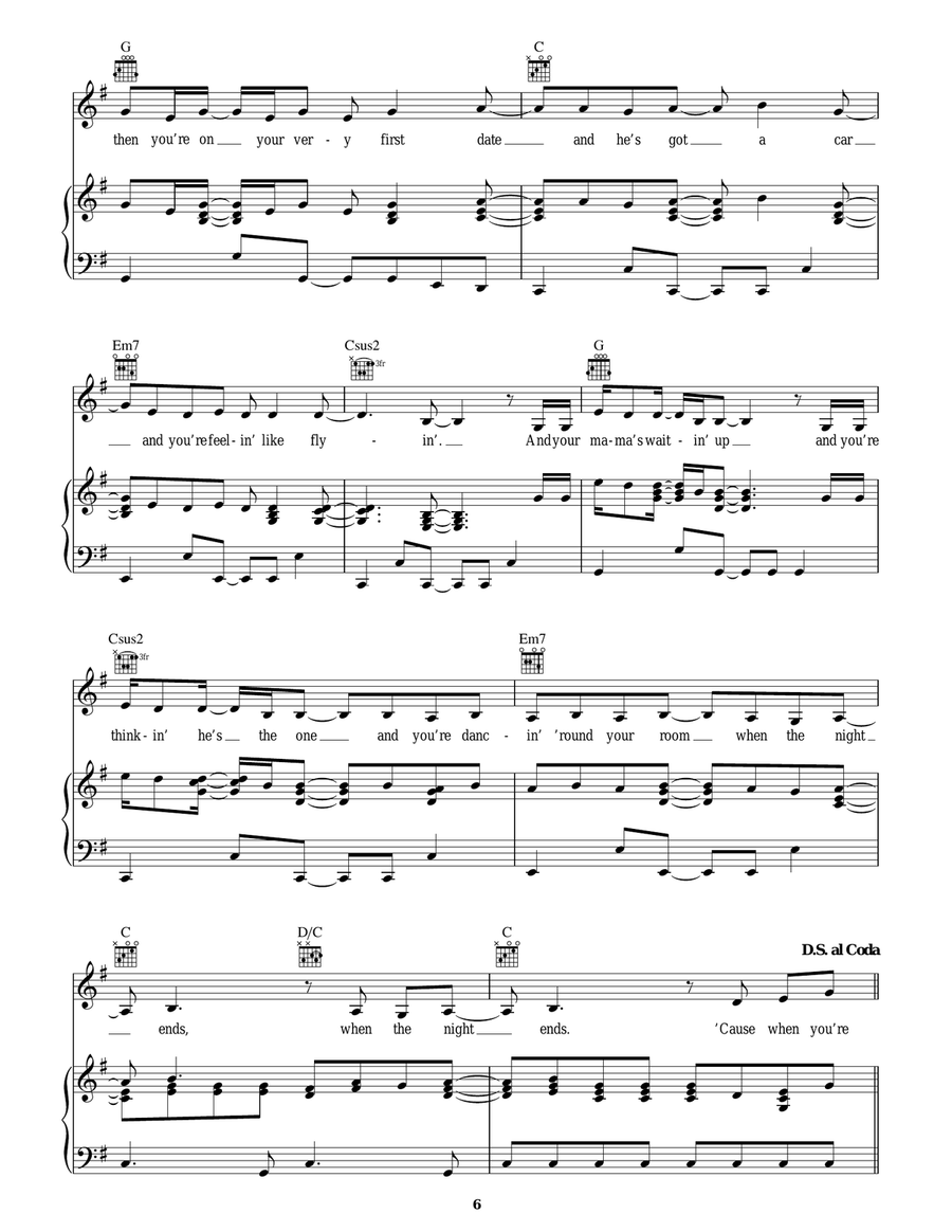 Fifteen Fifteen Acoustic Guitar scores gallery preview page 6