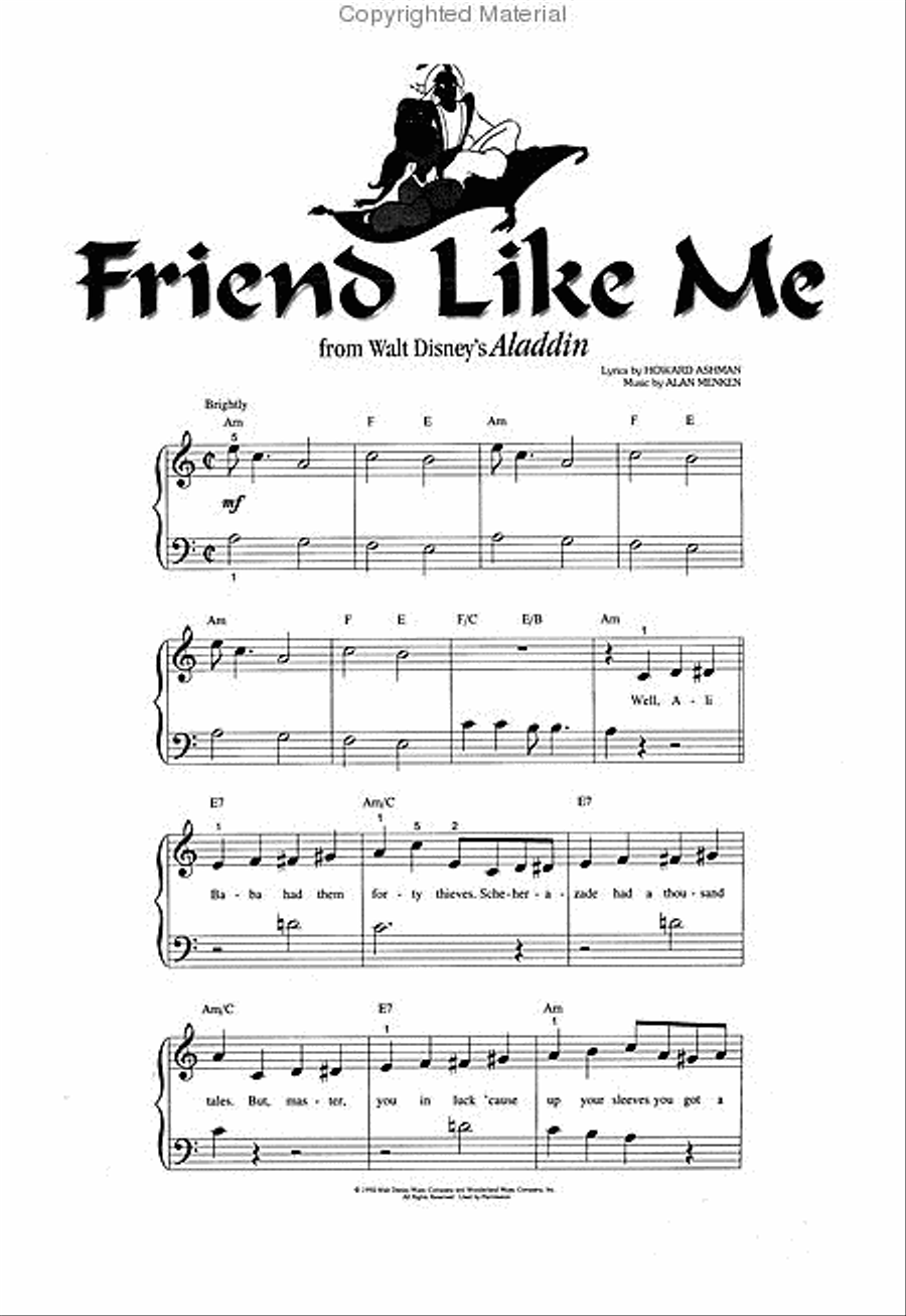 Disney's My First Songbook – Volume 4 Easy Piano scores gallery preview page 4