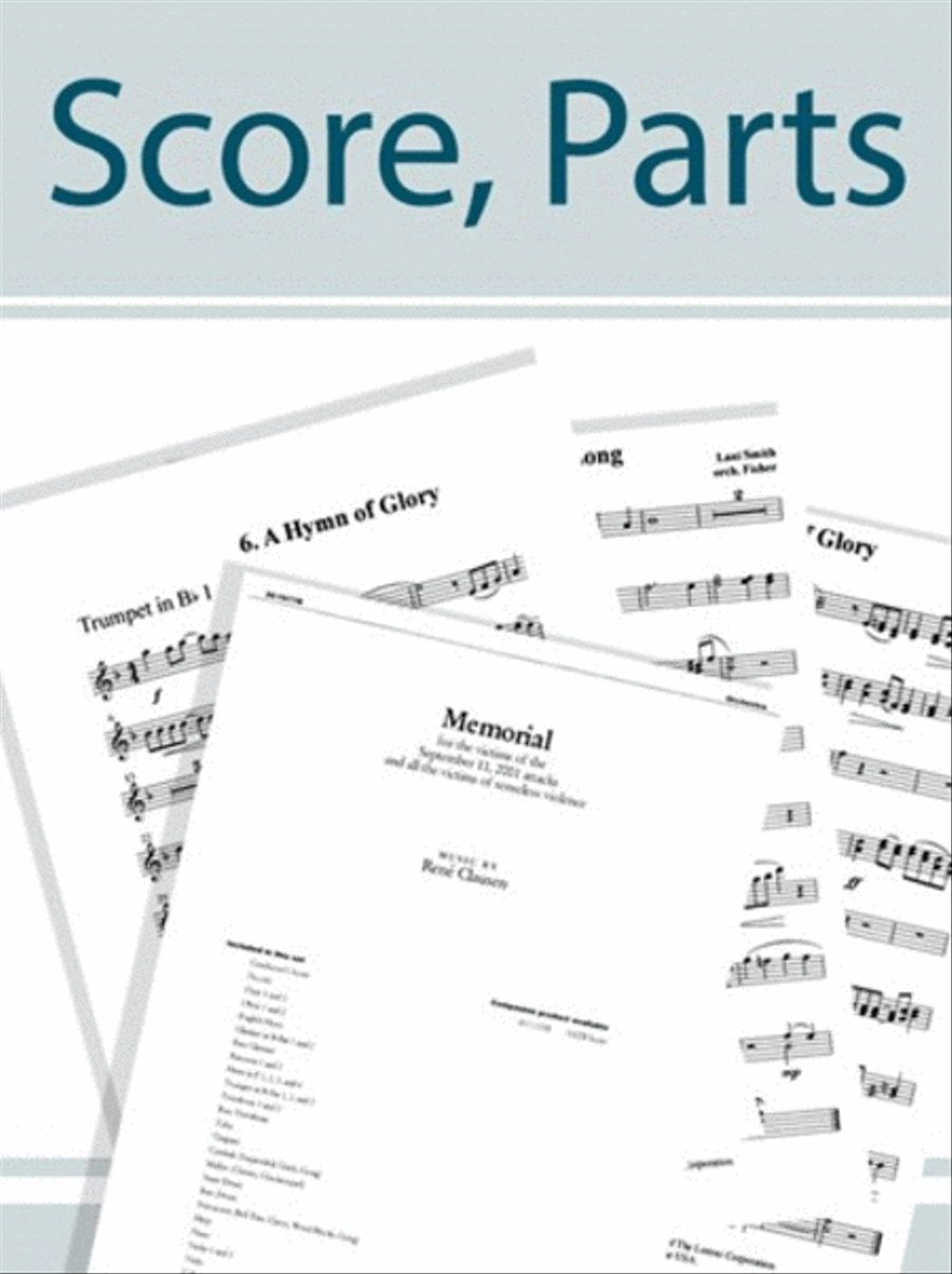 Fill the Earth with Praise - Orchestral Score and Parts Choir scores gallery preview page 1
