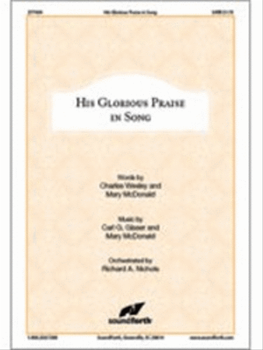 His Glorious Praise in Song 4-Part scores gallery preview page 1