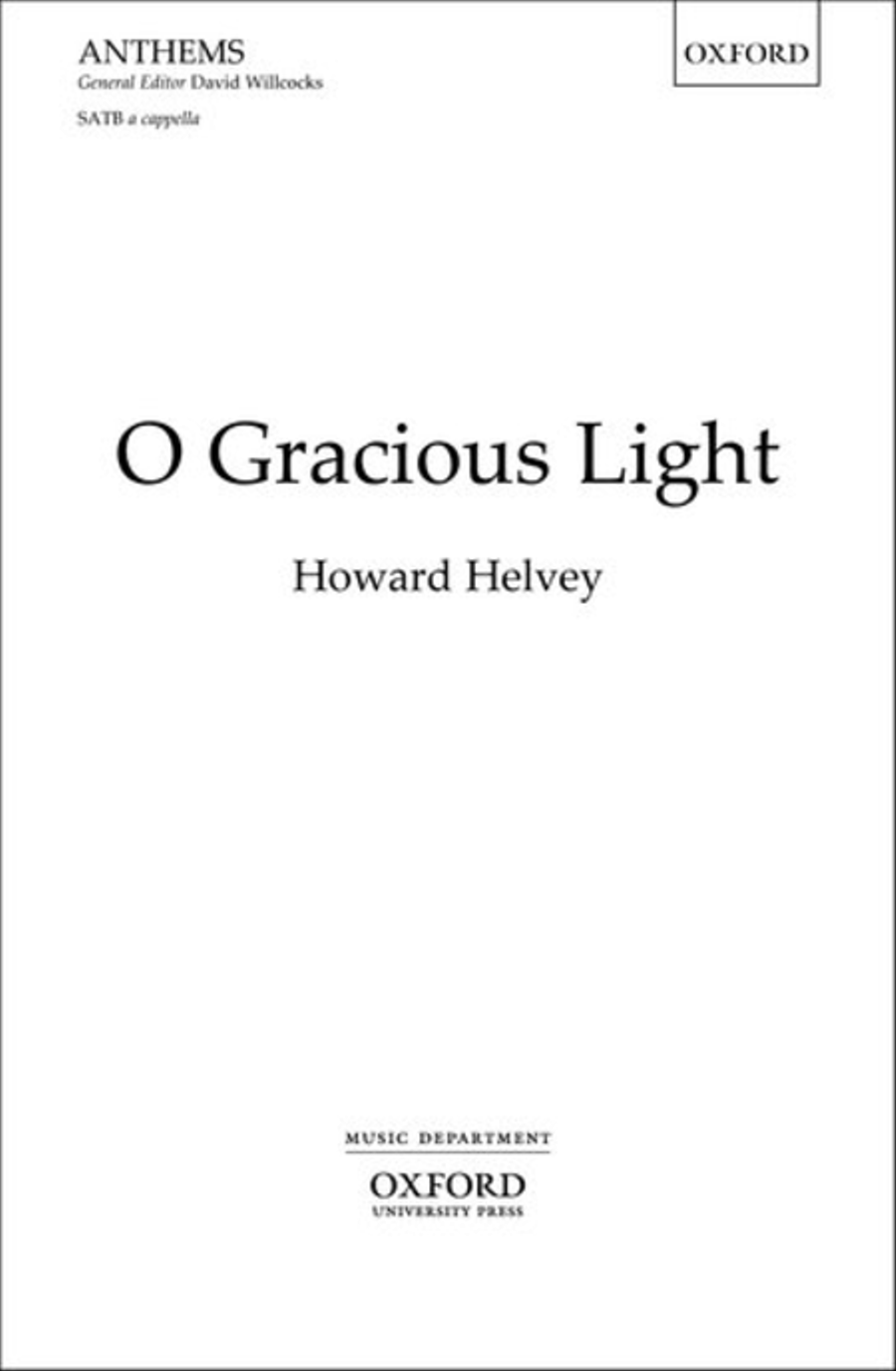 O Gracious Light O Gracious Light 4-Part scores gallery preview page 1