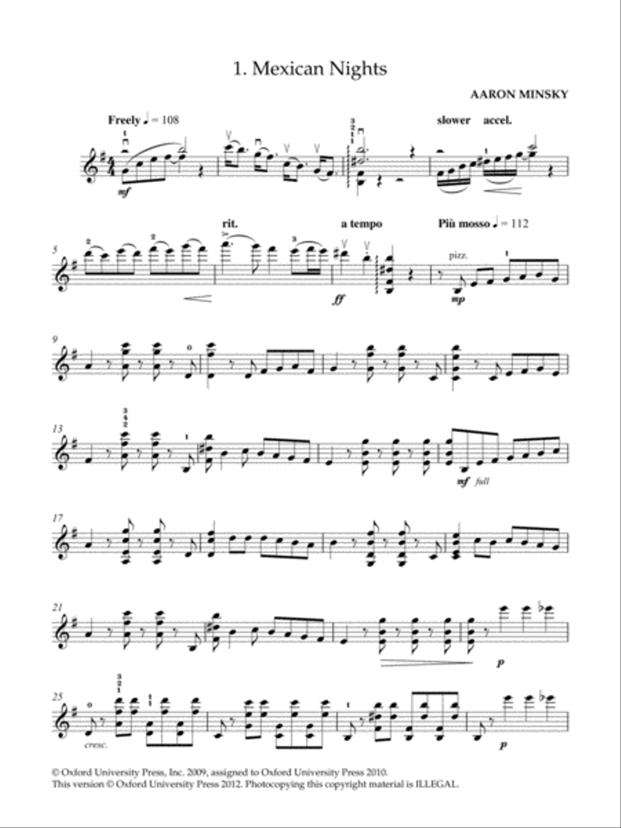 Ten International Violin Encores Violin scores gallery preview page 2