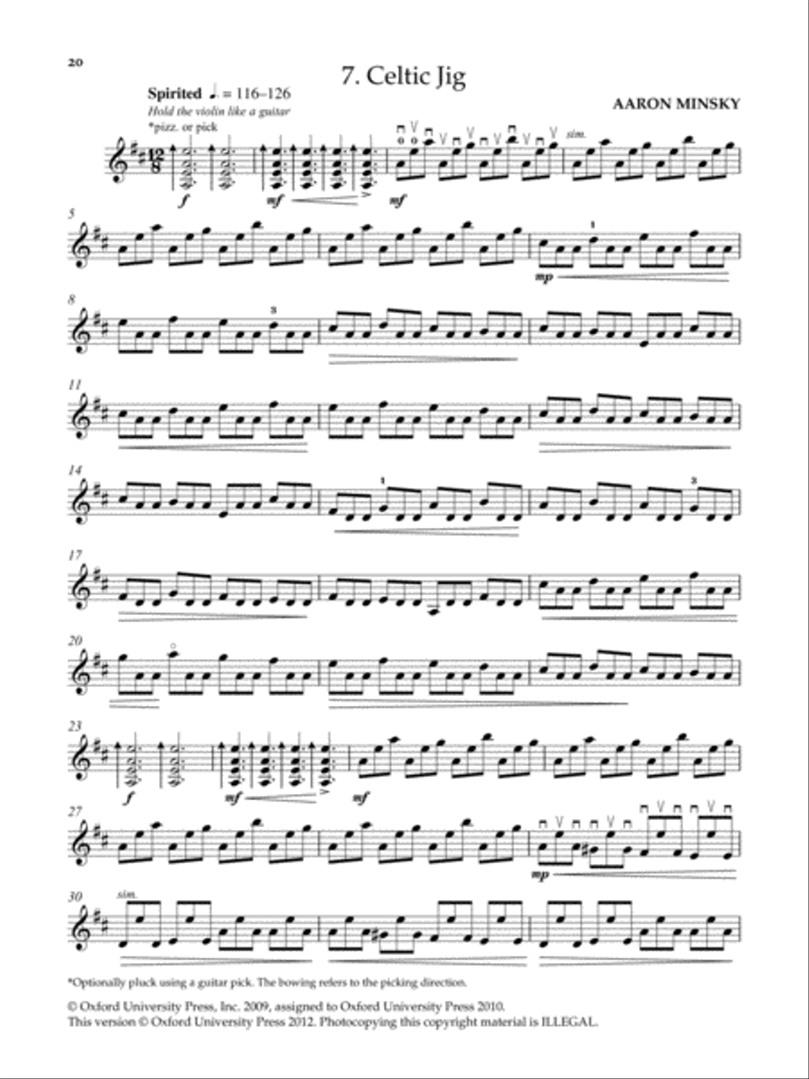 Ten International Violin Encores Violin scores gallery preview page 4