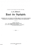 Kunst des Orgelspiels