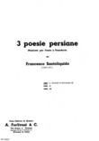 Tre poesie persiane