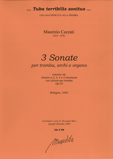 3 Sonate per tromba, archi e b.c. (Bologna, 1665)