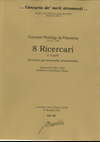 8 Ricercari (ms, I-Rli, XVI sec.)
