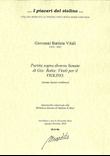 Varie partite sopra diverse sonate per il violino (Ms, I-MOe)