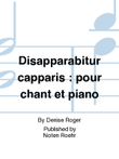 Disapparabitur capparis