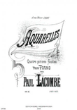 Aquarelles