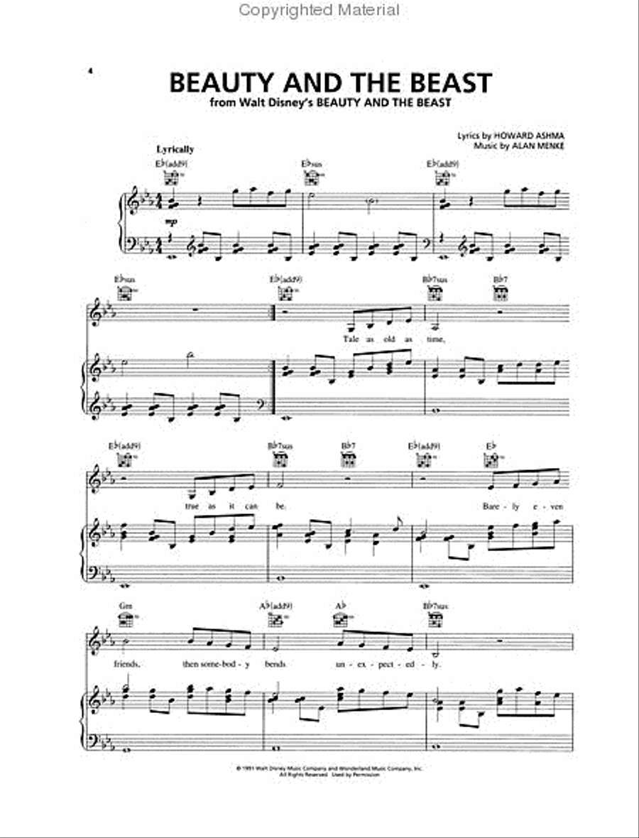 Disney's Fairy Tale Weddings Piano, Vocal, Guitar scores gallery preview page 2