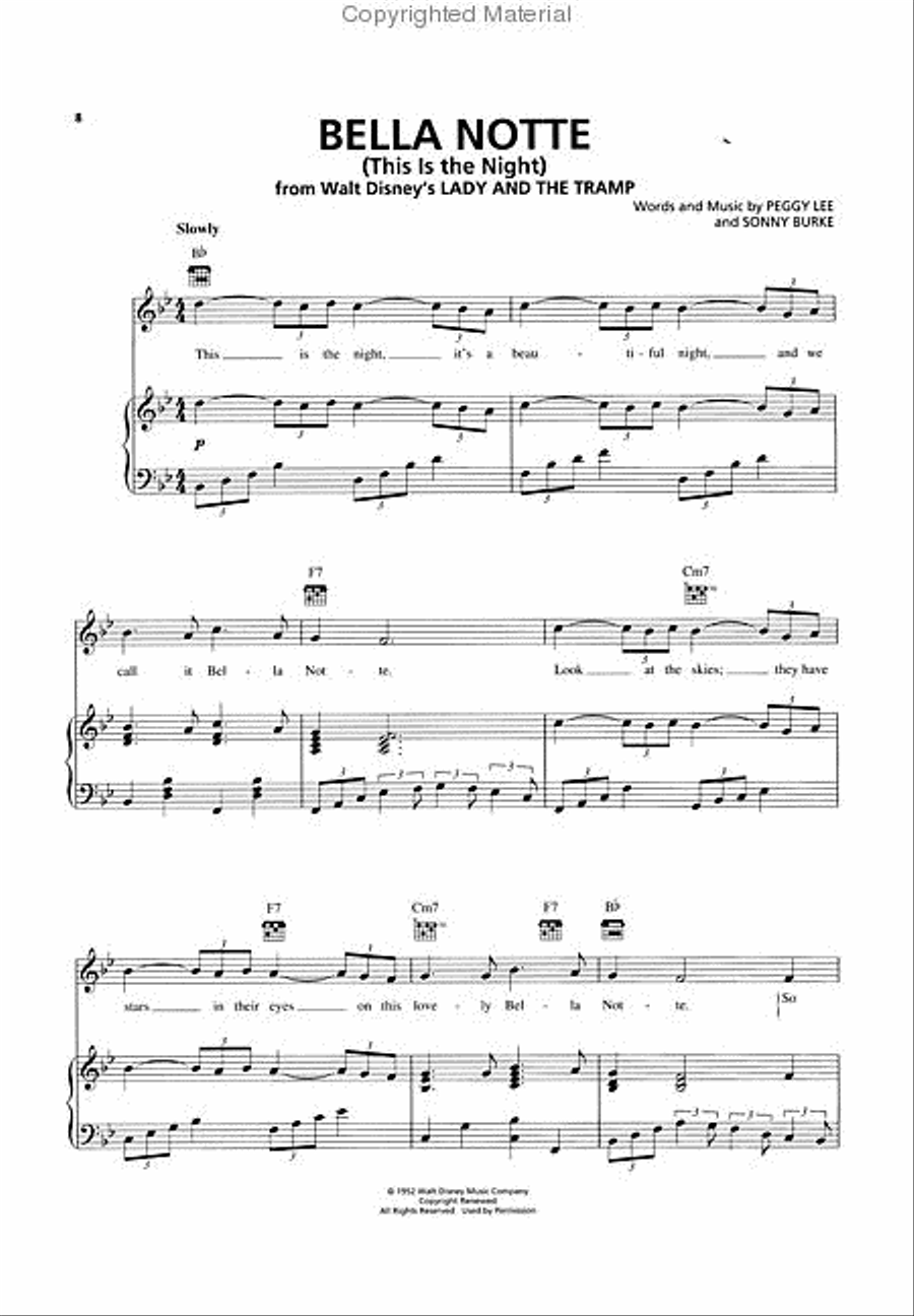 Disney's Fairy Tale Weddings Piano, Vocal, Guitar scores gallery preview page 3