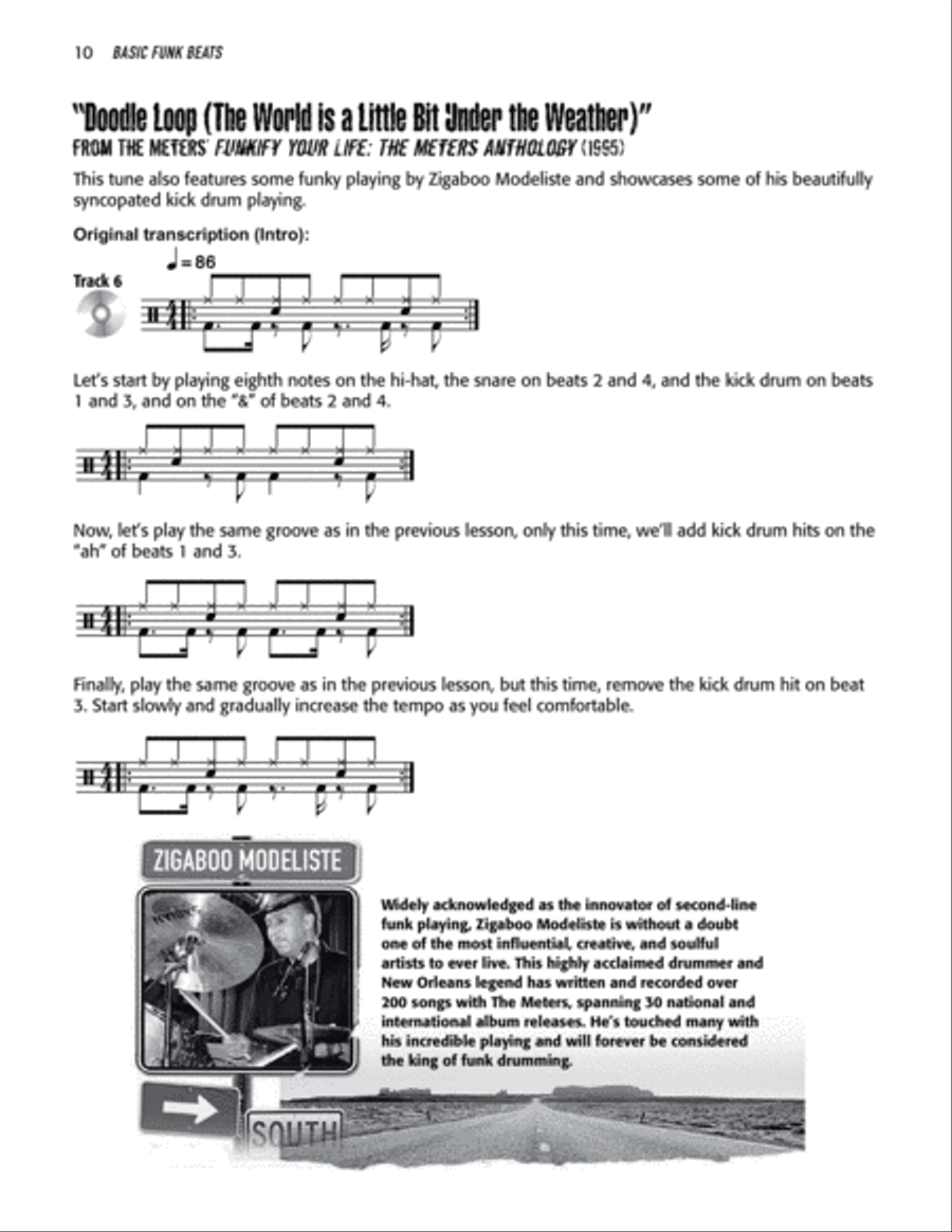 On the Beaten Path -- Beginning Drumset Course, Level 3 Drum Set scores gallery preview page 7