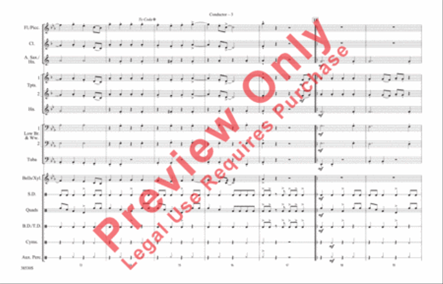 The Lazy Song The Lazy Song Marching Band scores gallery preview page 4
