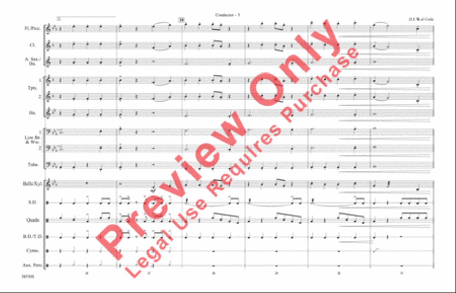 The Lazy Song The Lazy Song Marching Band scores gallery preview page 6