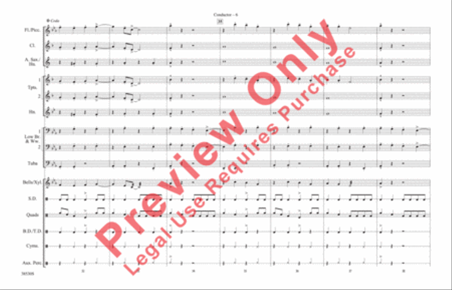 The Lazy Song The Lazy Song Marching Band scores gallery preview page 7