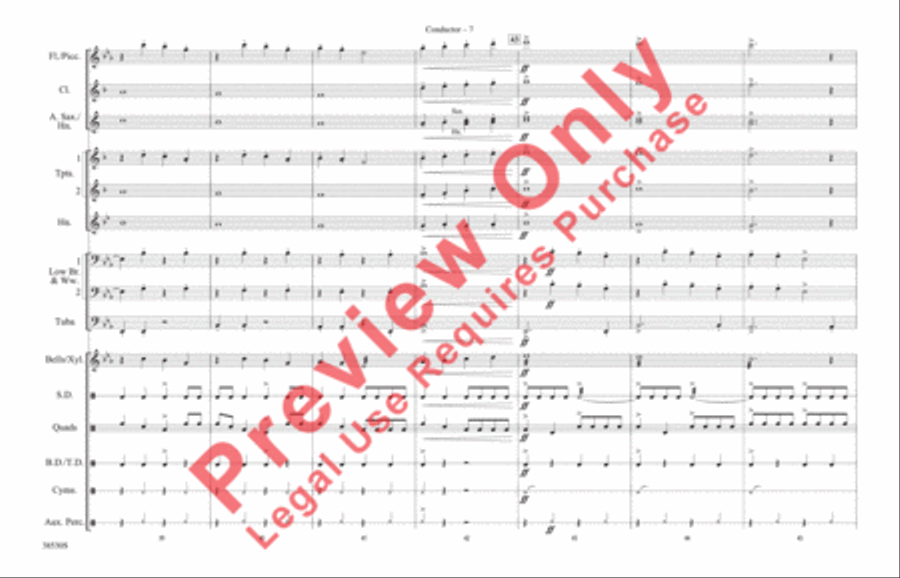The Lazy Song The Lazy Song Marching Band scores gallery preview page 8