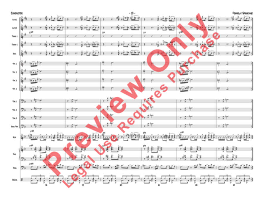 Frankly Speaking! Frankly Speaking! Jazz Ensemble scores gallery preview page 13