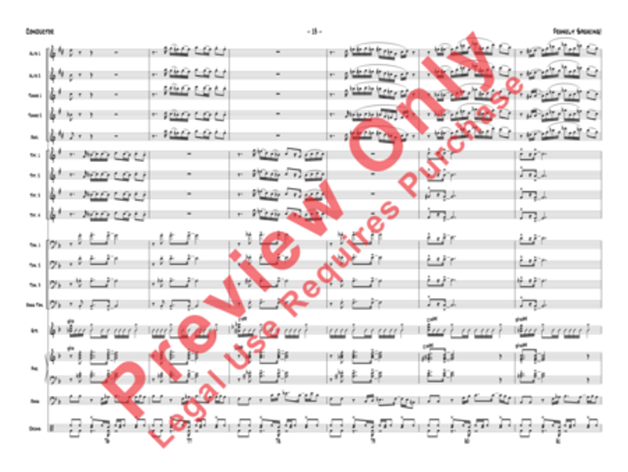 Frankly Speaking! Frankly Speaking! Jazz Ensemble scores gallery preview page 16