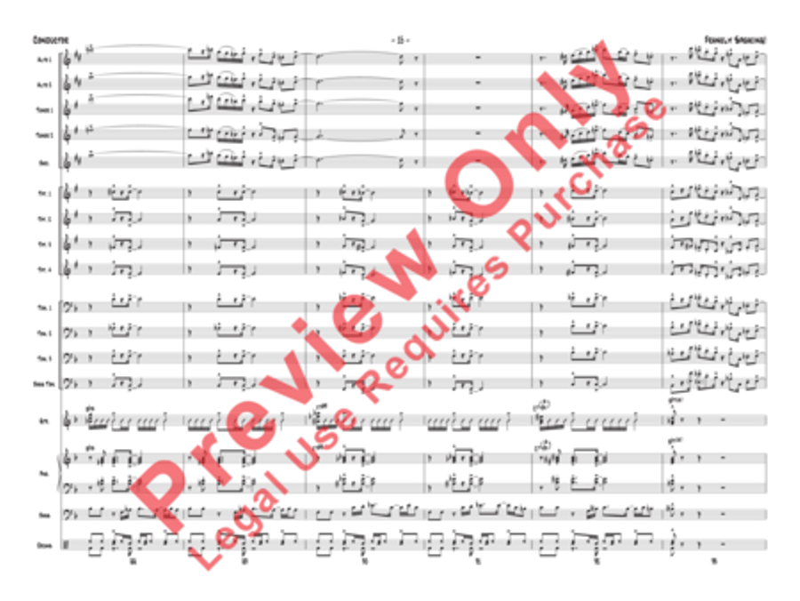 Frankly Speaking! Frankly Speaking! Jazz Ensemble scores gallery preview page 18