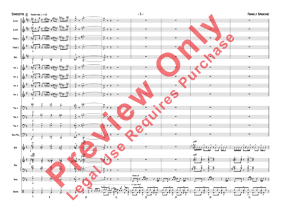 Frankly Speaking! Frankly Speaking! Jazz Ensemble scores gallery preview page 5