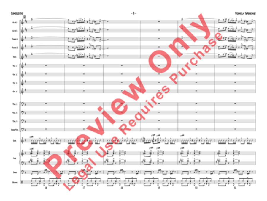 Frankly Speaking! Frankly Speaking! Jazz Ensemble scores gallery preview page 6