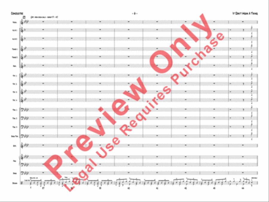 It Don't Mean a Thing (If It Ain't Got That Swing) Jazz Ensemble scores gallery preview page 9