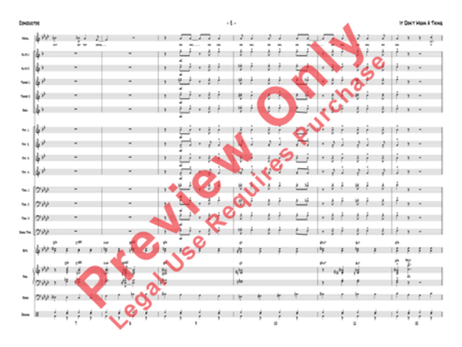 It Don't Mean a Thing (If It Ain't Got That Swing) Jazz Ensemble scores gallery preview page 5
