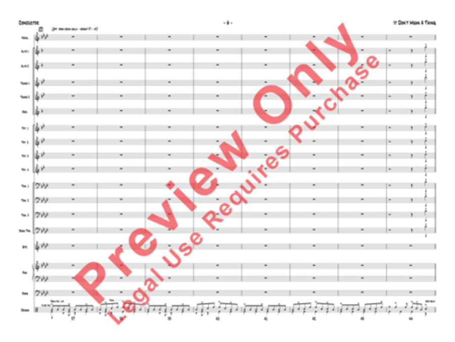 It Don't Mean a Thing (If It Ain't Got That Swing) Jazz Ensemble scores gallery preview page 9