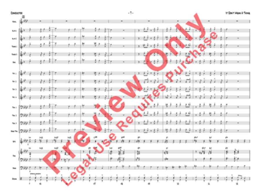 It Don't Mean a Thing (If It Ain't Got That Swing) Jazz Ensemble scores gallery preview page 10