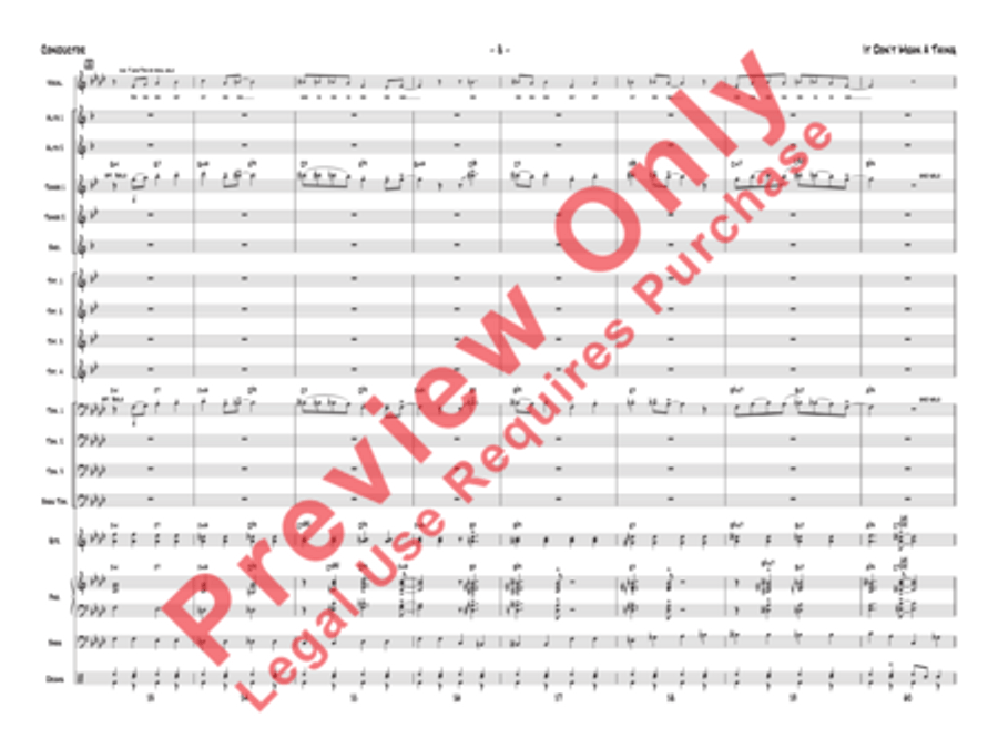 It Don't Mean a Thing (If It Ain't Got That Swing) Jazz Ensemble scores gallery preview page 11