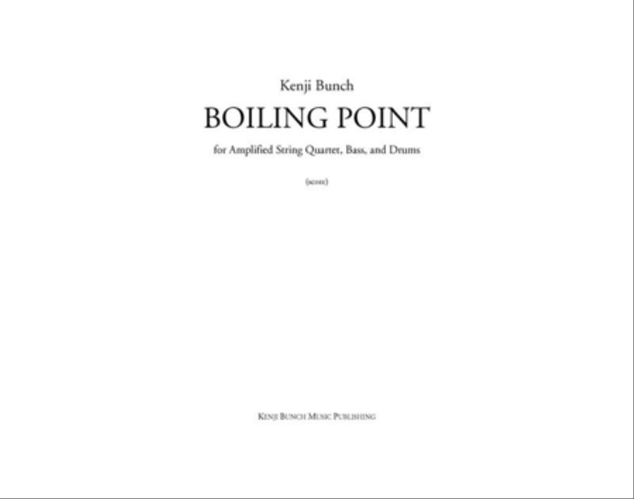Boiling Point (Performance Set) String Quartet scores gallery preview page 1