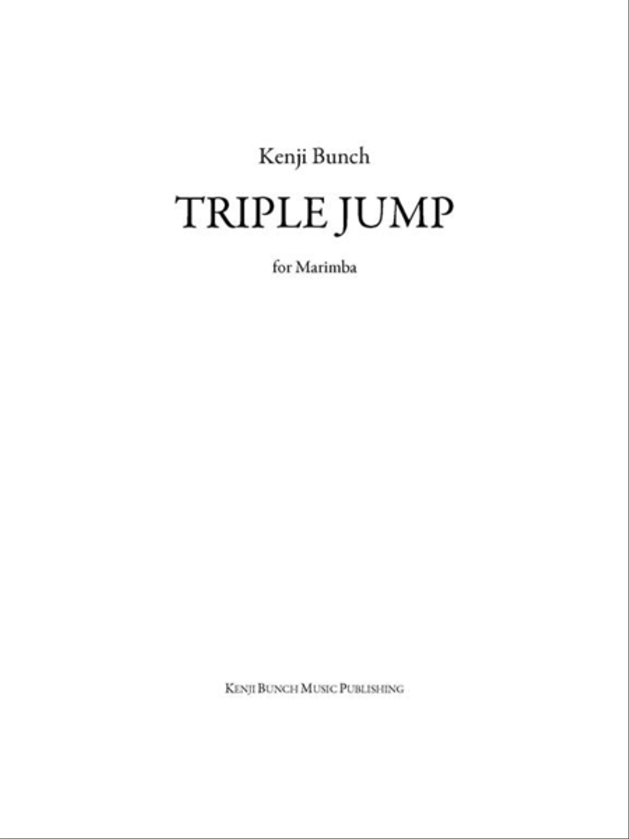 Triple Jump Marimba scores gallery preview page 1