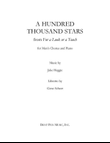 A Hundred Thousand Stars (piano/vocal score)