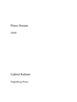 Piano Sonata
