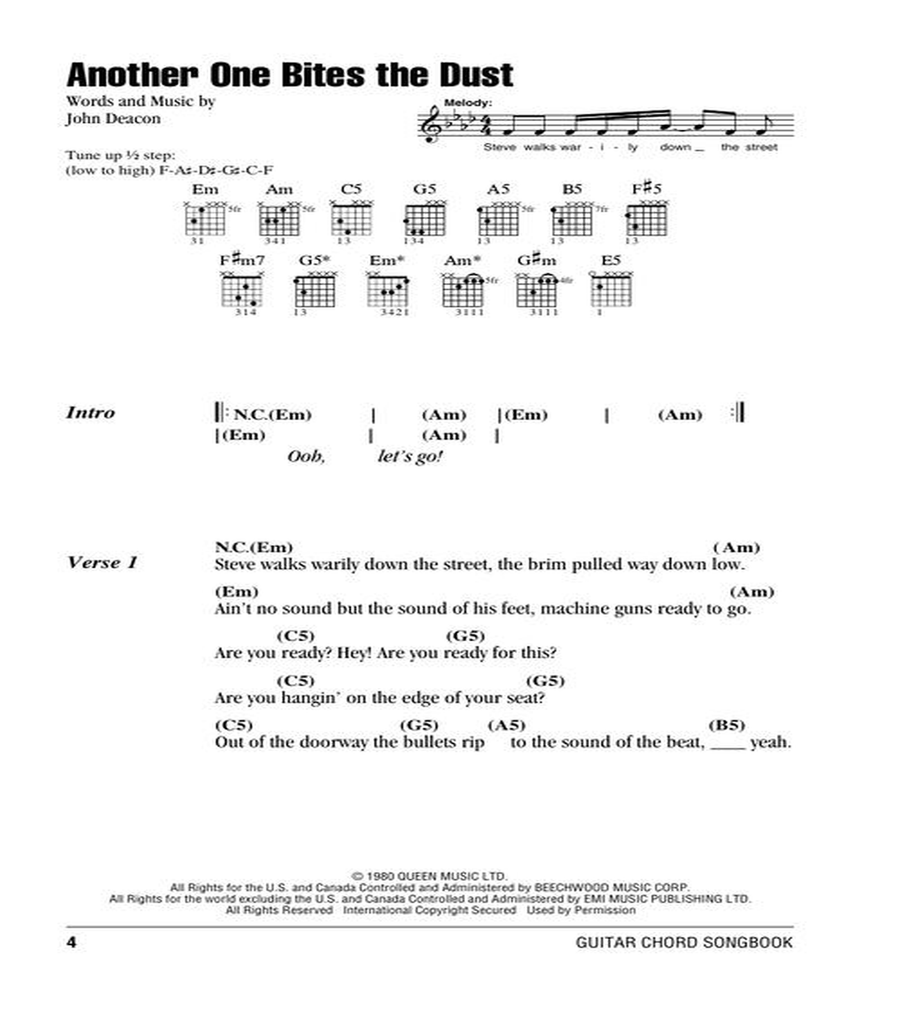 Queen Queen Guitar scores gallery preview page 4