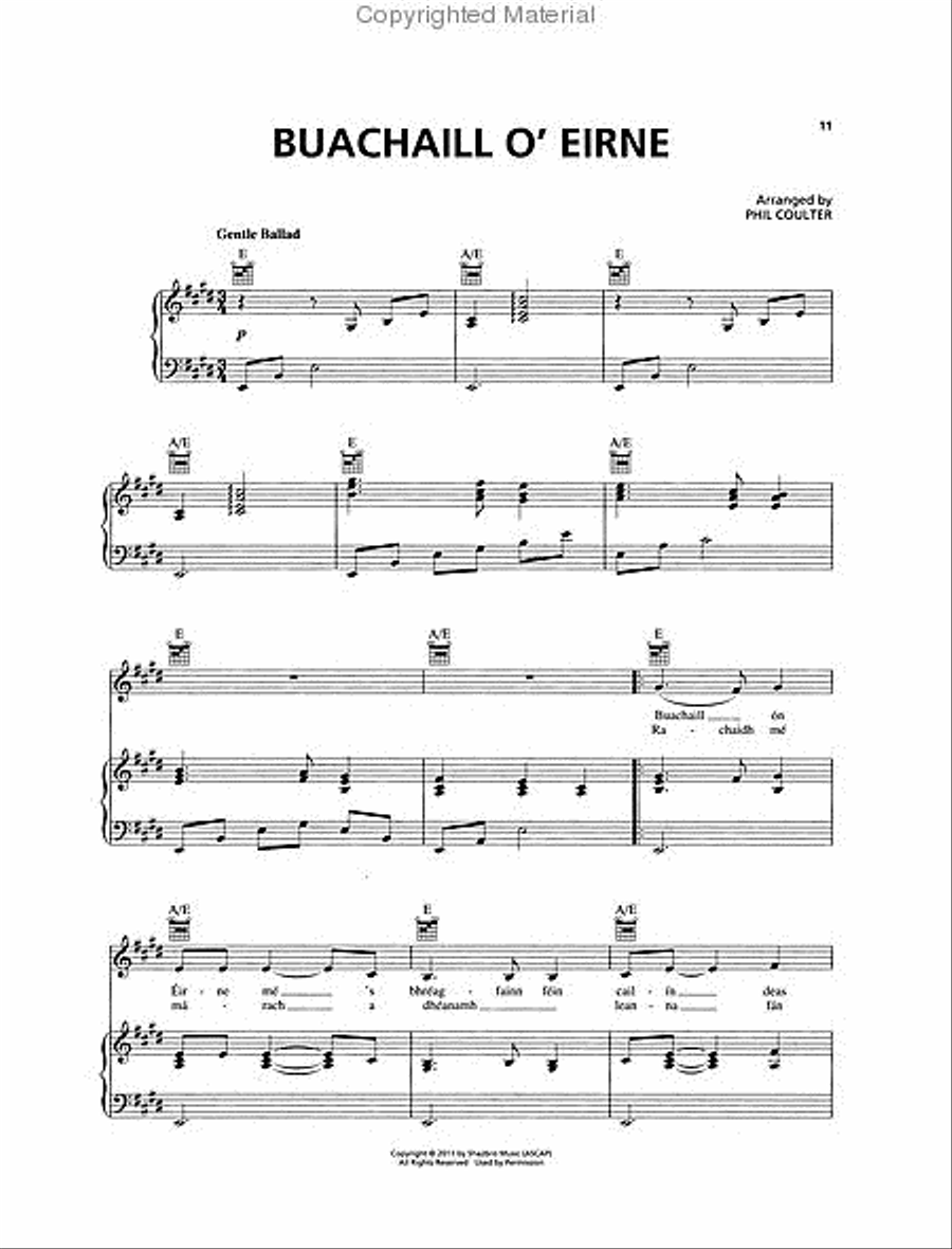 Celtic Thunder – Heritage Piano, Vocal, Guitar scores gallery preview page 3