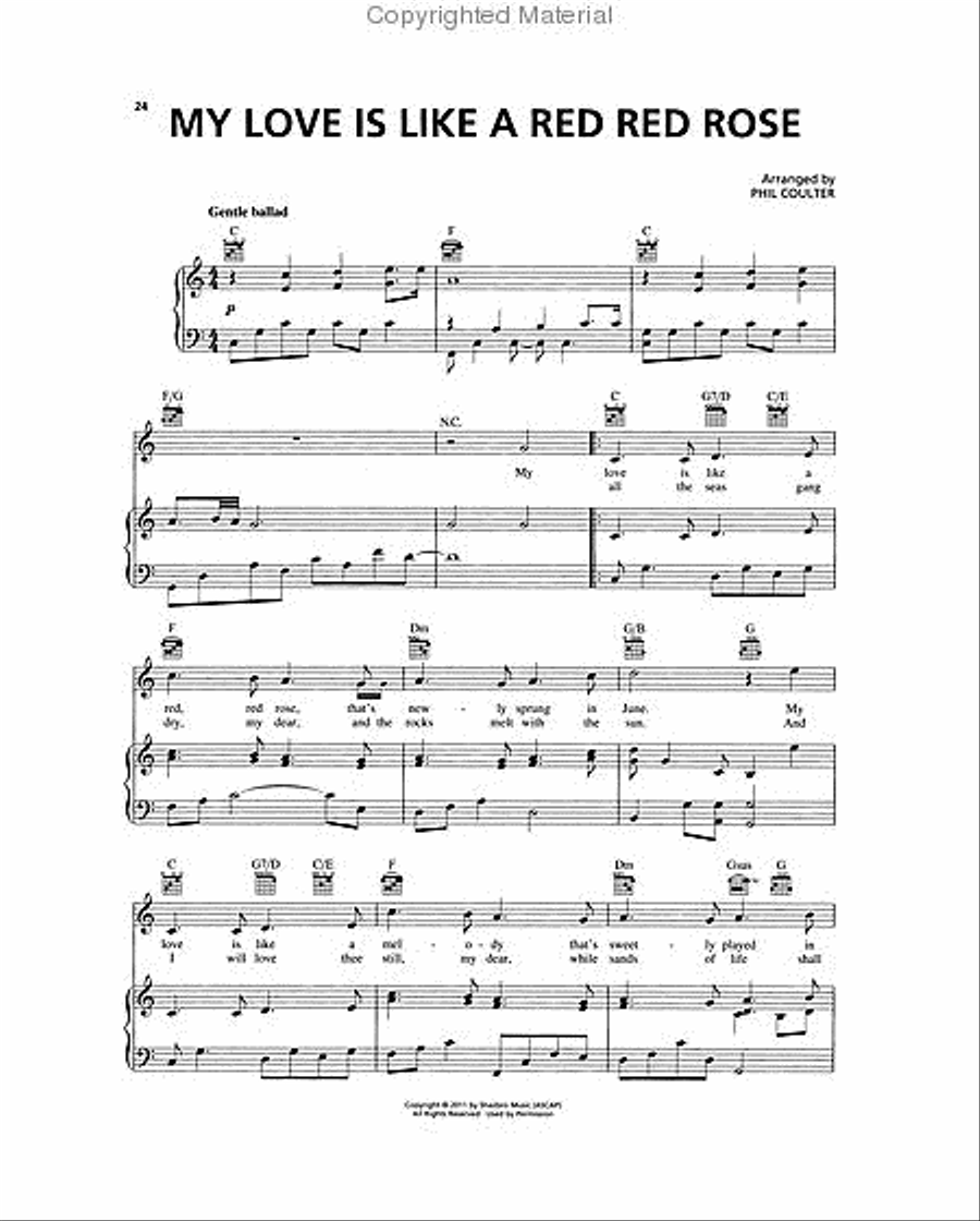 Celtic Thunder – Heritage Piano, Vocal, Guitar scores gallery preview page 4