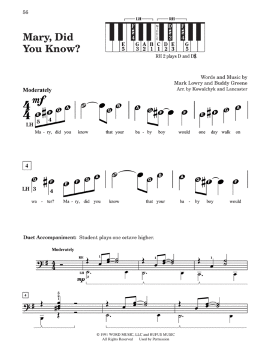 Pre-Reading Book of Pop Easy Piano scores gallery preview page 5