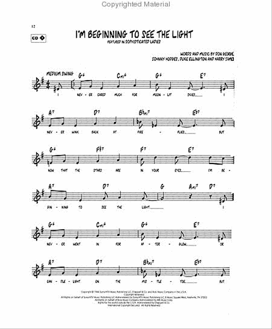 Vocal Standards (High Voice) scores gallery preview page 4