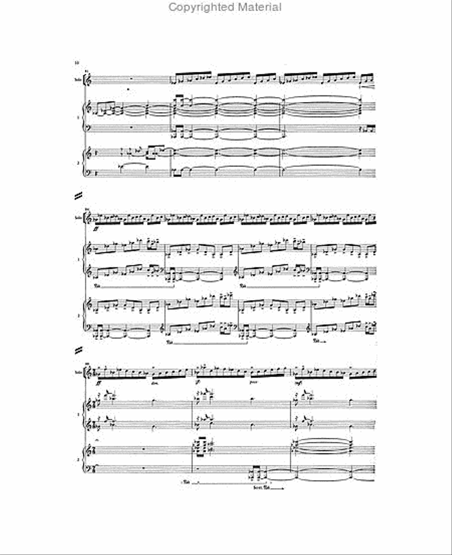 Percussion Concerto No. 1 Piano scores gallery preview page 3