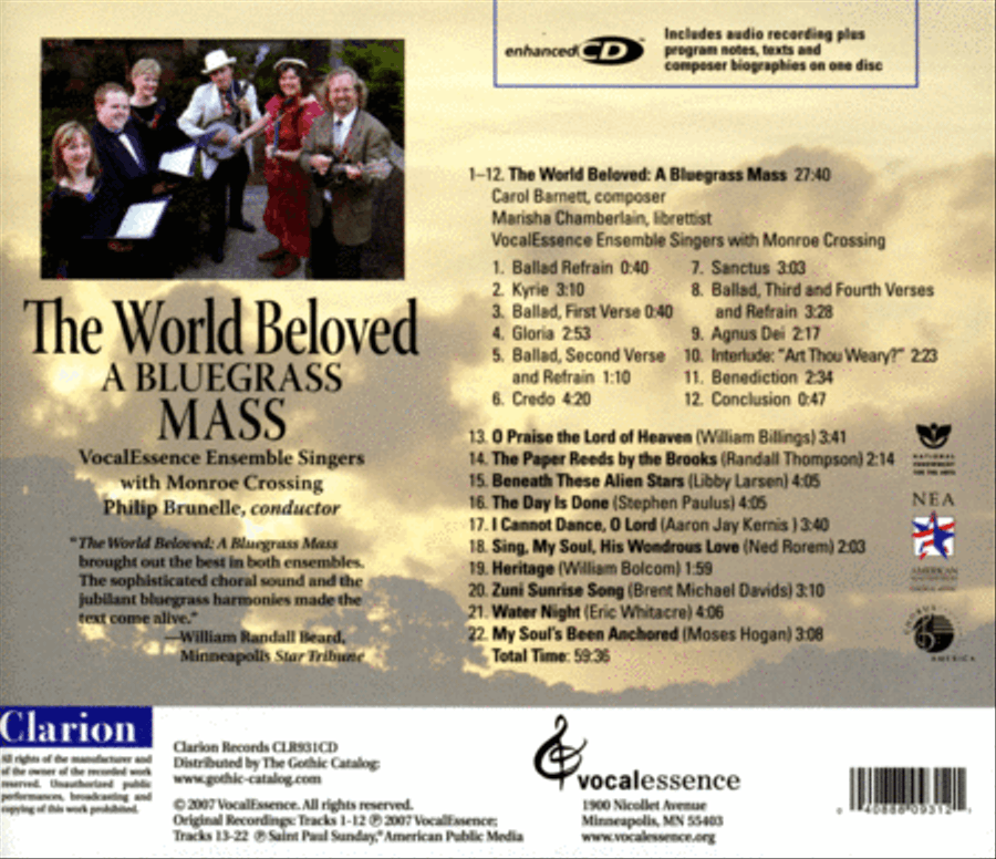 World Beloved: a Bluegrass Mas Listening CD scores gallery preview page 2